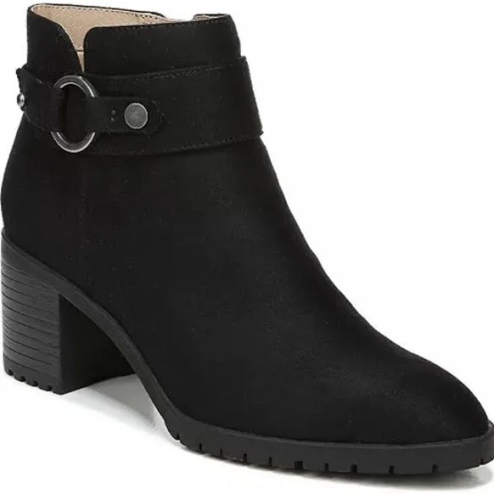 Life Stride Women’s Miranda Wide Width Faux Leather Heel Boots - New Condition